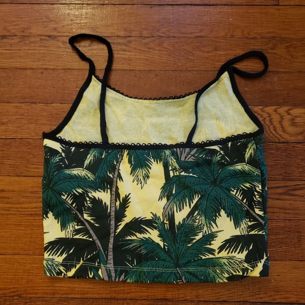 Topshop Palm tree Print camisole top size 8 - Picture 4 of 6